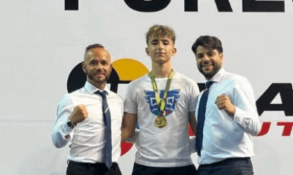 Simone Giuliano sul tetto del mondo