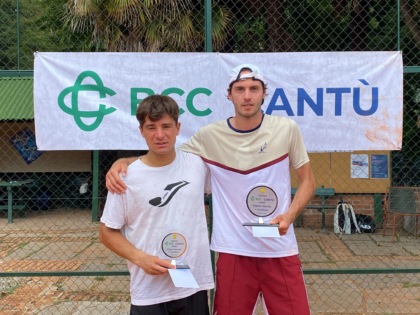 I due finalista dell'BCC Cantù Open del Tennis Como 2025