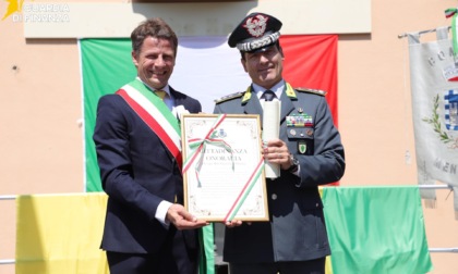 Guardia di finanza cittadina onoraria di Menaggio