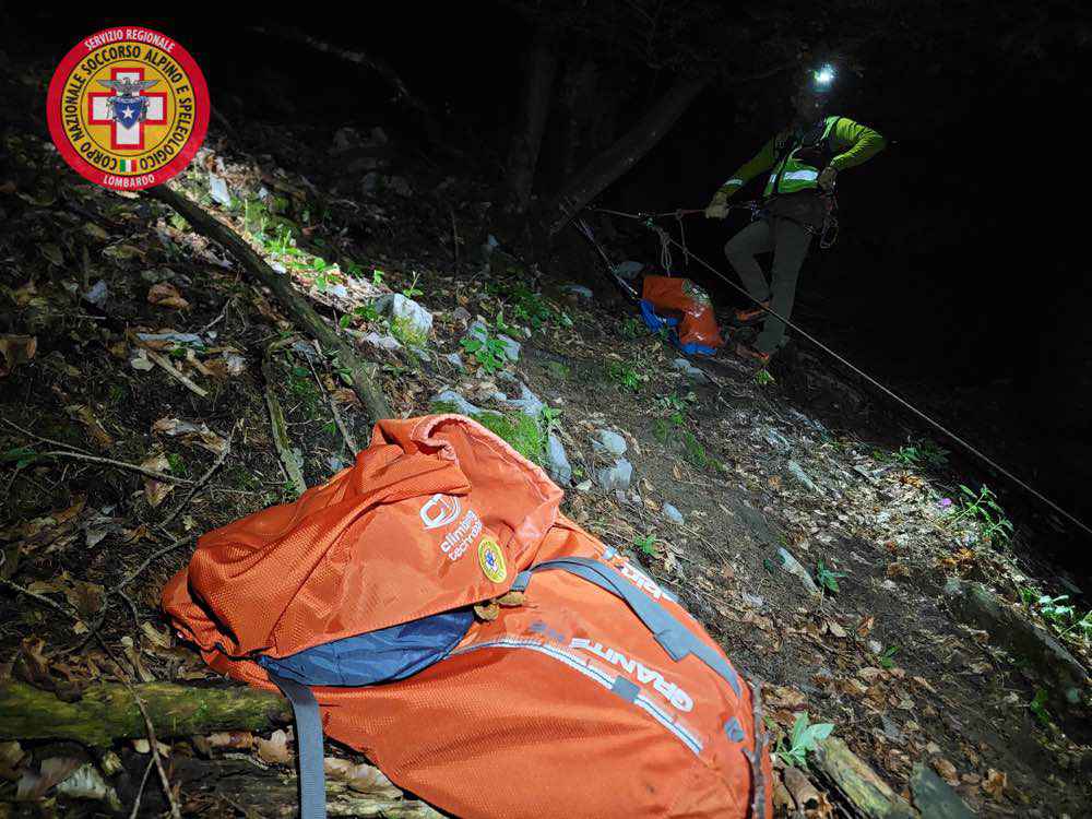 Bellagio soccorso alpino quattro persone perse in montagna