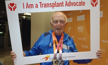 Trapiantato, campione a 83 anni
