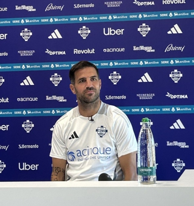 Fabregas presenta Como-Lazio: “Sarà una grande partita. Europa? Procediamo per passi piccoli”