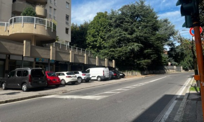 Rissa notturna in via Milano