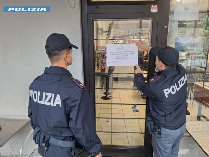 Spacciava droga in un bar, il gestore era compiacente: locale chiuso per 20 giorni