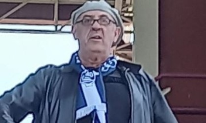Il paese piange Ticchio, grande tifoso biancoblu, tra i fondatori del Como club