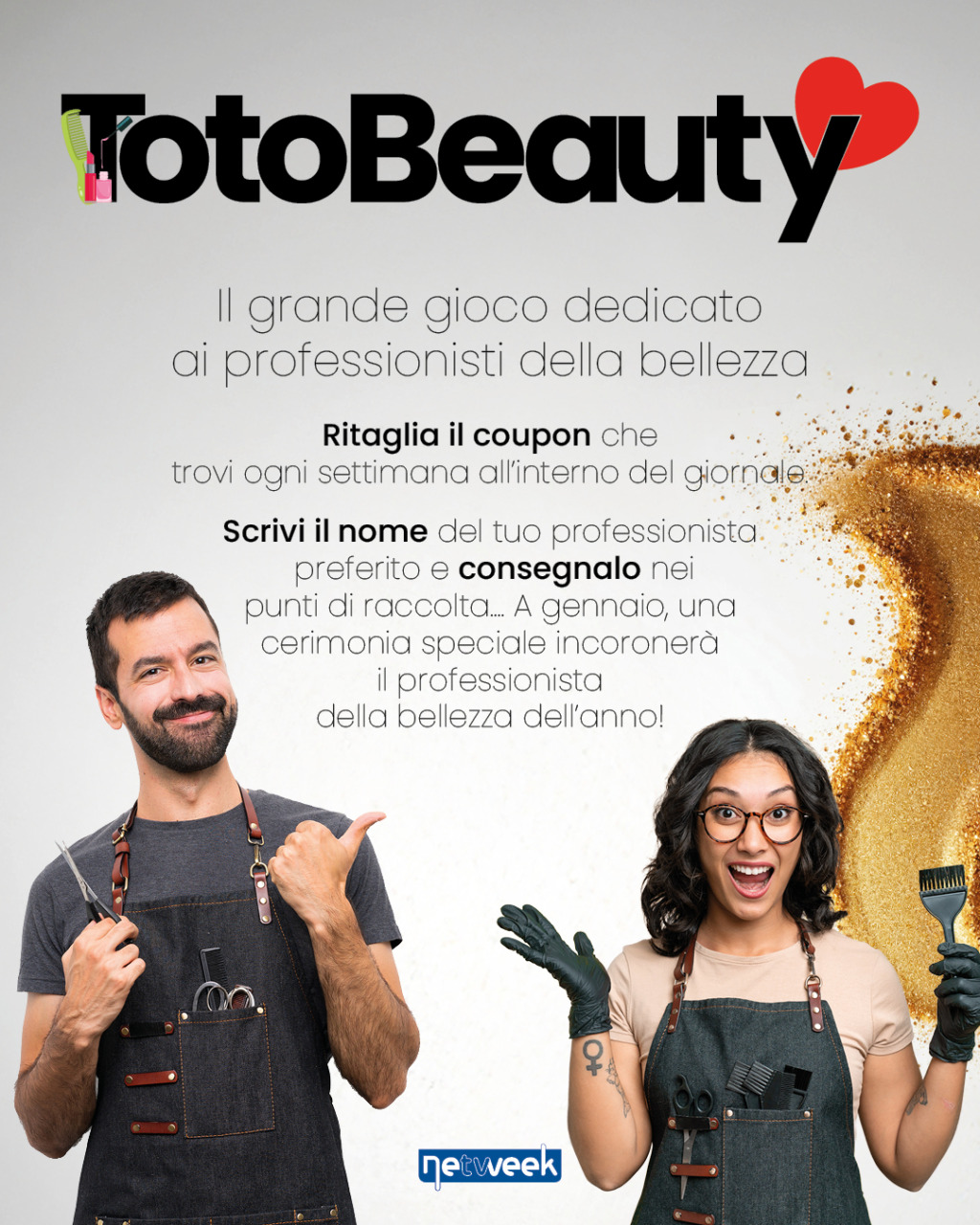 Netweek celebra Como e il suo territorio con il Totobeauty e il Negozio del Cuore