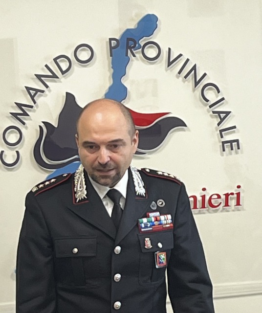 Il colonnello Falcone è il nuovo comandante provinciale dei Carabinieri