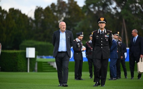 Inter, il generale dei Carabinieri al Bper training center