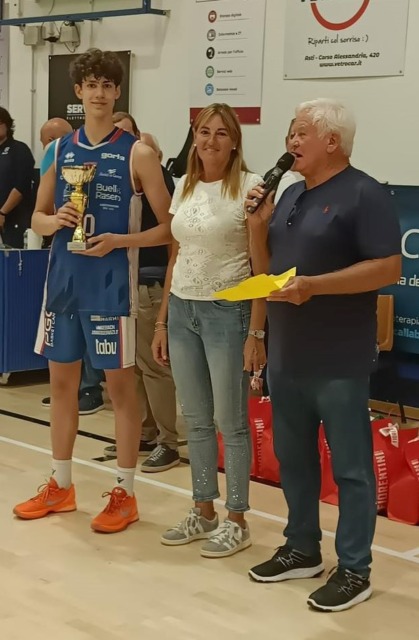Simone Ventura del PGC premiato Mvp ad Asti