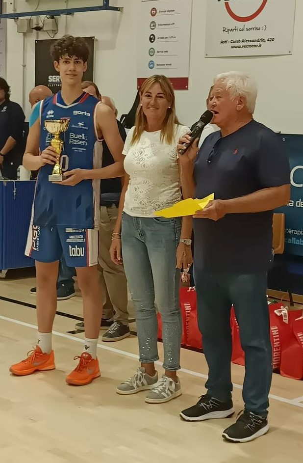 Simone Ventura del PGC premiato Mvp ad Asti