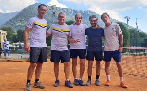 Il Tennis Como applaude la salvezza della sua squadra maschile di Serie D3