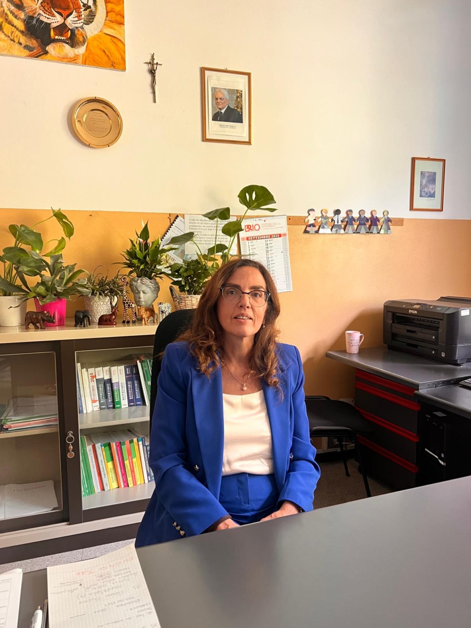Il benvenuto alla nuova dirigente scolastica