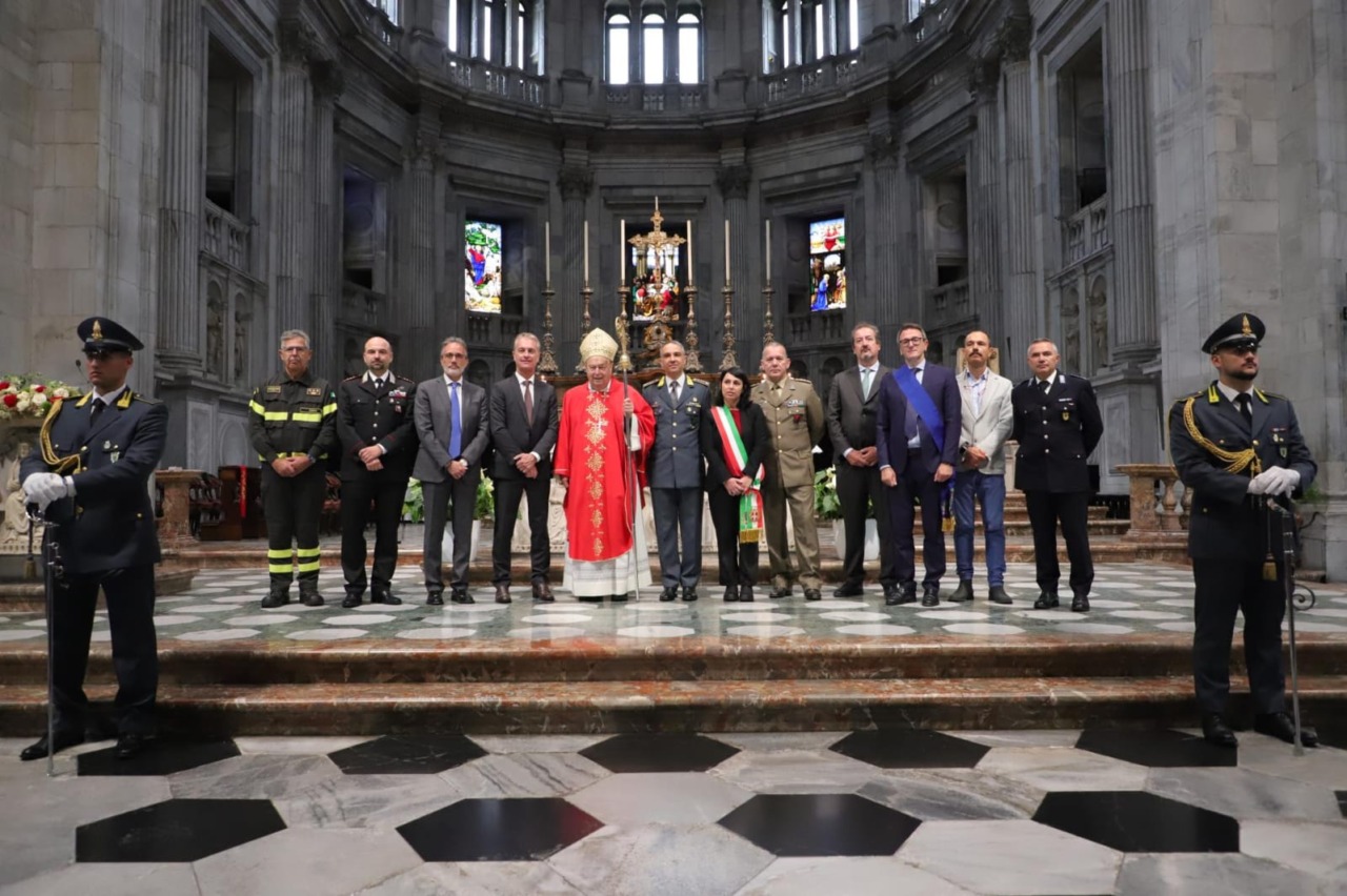 San Matteo, messa in duomo per la ricorrenza delle Fiamme gialle
