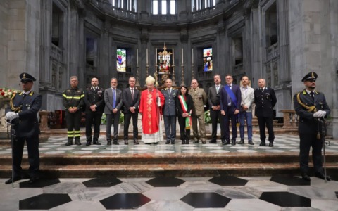 San Matteo, messa in duomo per la ricorrenza delle Fiamme gialle