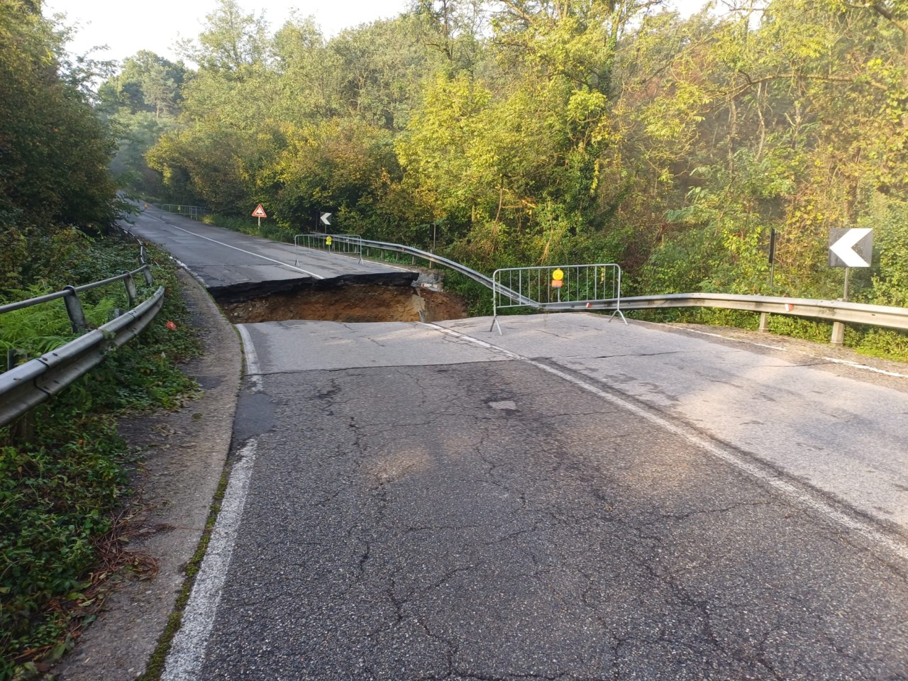 Maltempo, chiusura totale della Sp 38 Cantù-Alserio