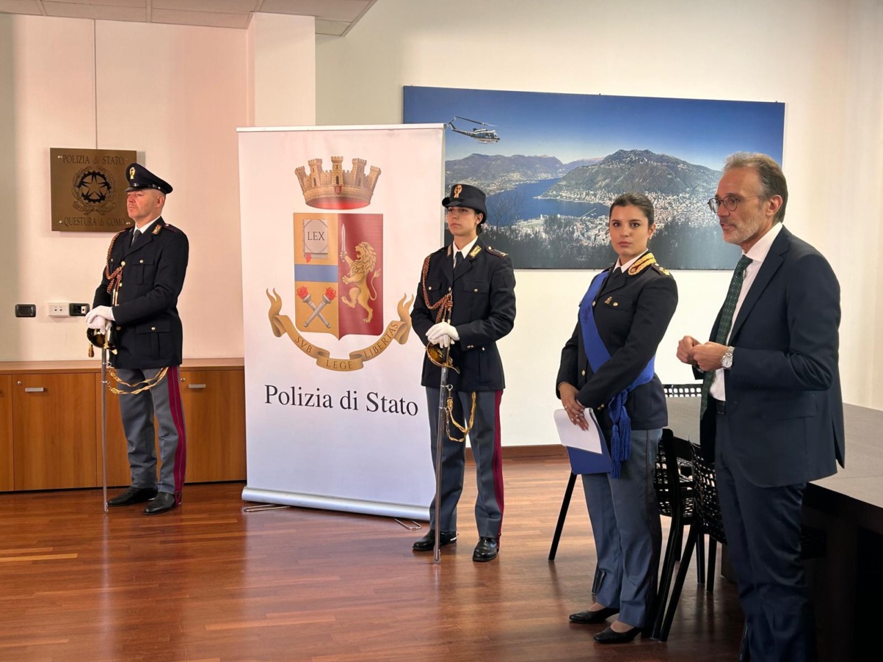 Medaglie di commiato ai neopensionati della Polizia di Stato