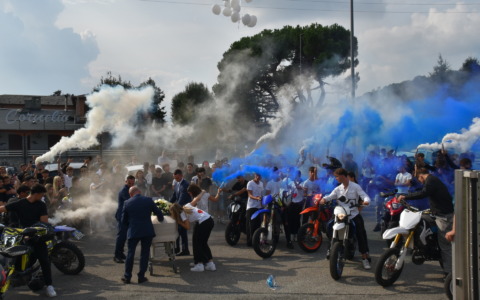 L’ultimo saluto a Fabio Crescitelli, il rombo delle moto per dirgli addio