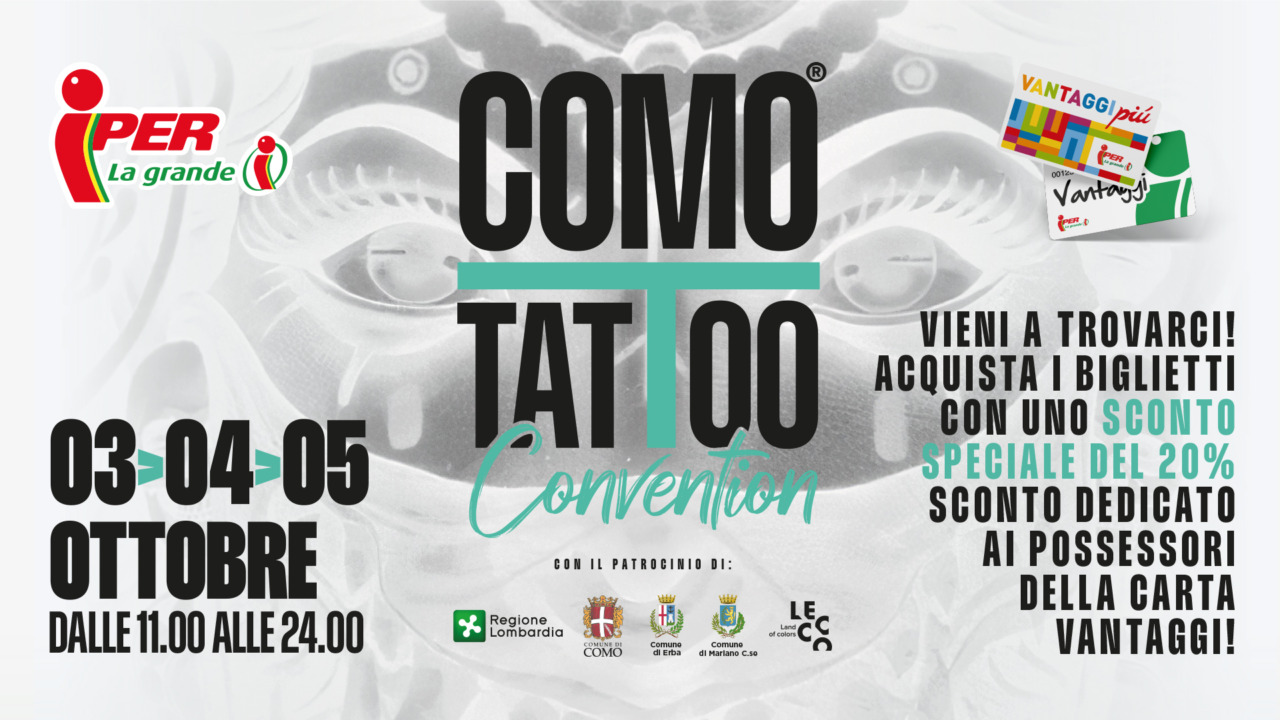 I Food Truck di Iper La grande i alla Como Tattoo Convention: un weekend di gusto che lascia il segno