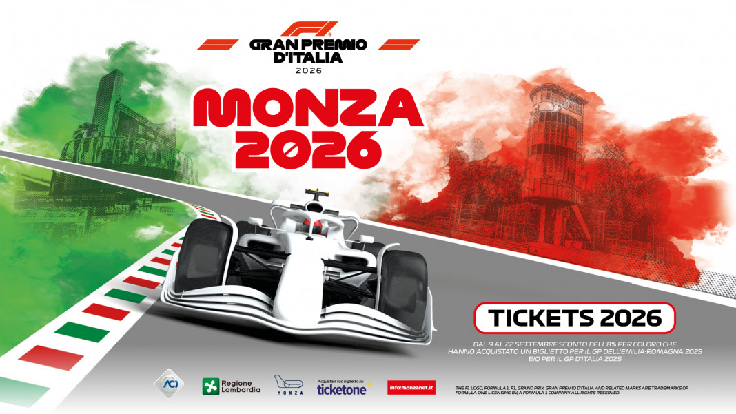 Gran Premio d’Italia F1 2026: al via la vendita di biglietti
