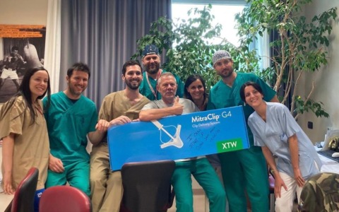 Cardiologia: effettuata correzione transcatetere dell’insufficienza mitralica