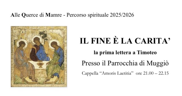 Un percorso spirituale sulla prima lettera di San Paolo a Timoteo