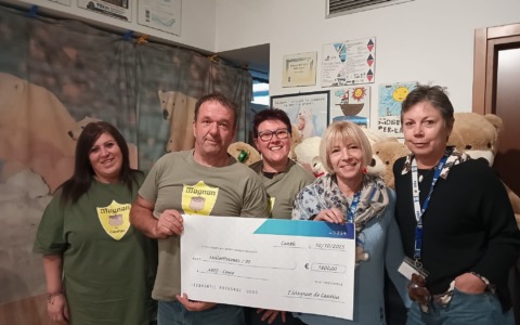 I Magnan di Cantù aiutano l’associazione Abio