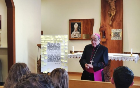 L’arcivescovo Delpini in visita all’oratorio alluvionato: “Vi sono vicino”