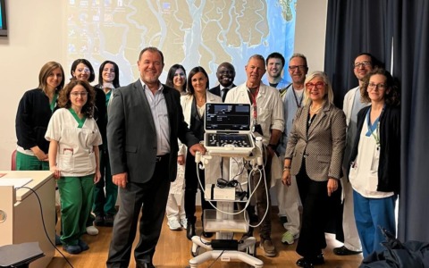 Donato all’ospedale Sant’Anna un ecografo portatile di ultima generazione