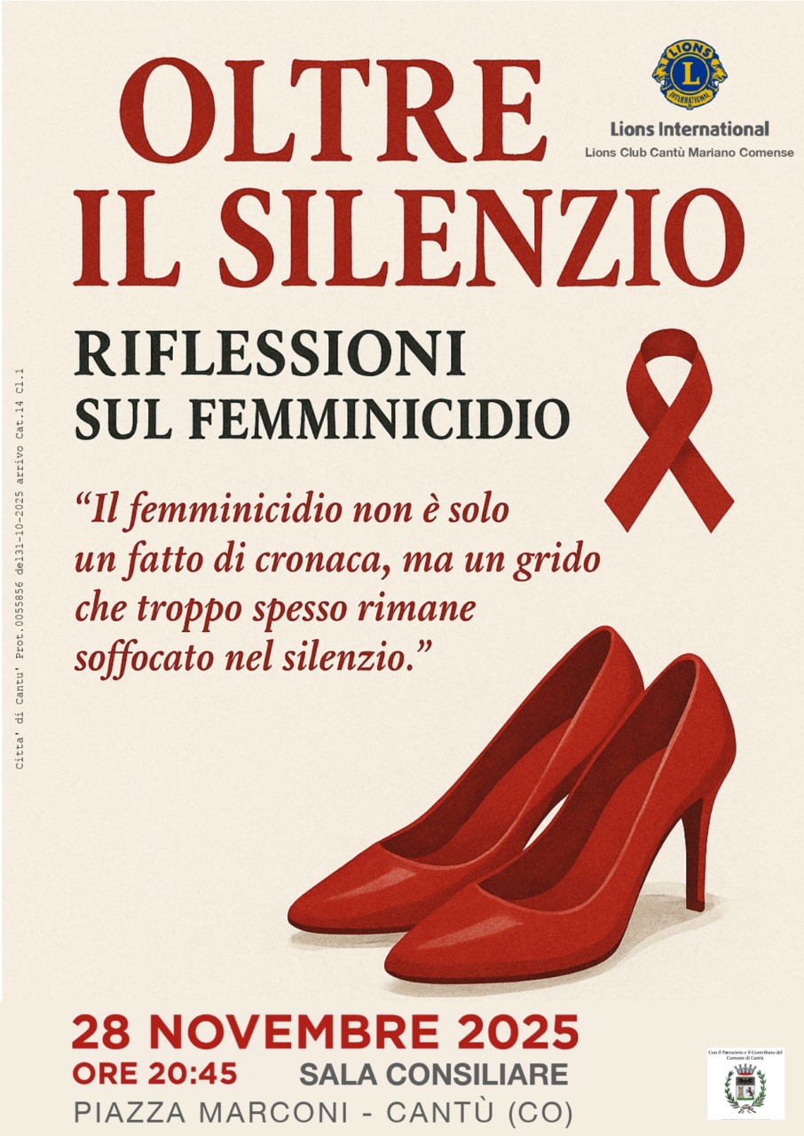 Iniziative a Cantù per la Giornata internazionale per l’eliminazione della violenza contro le donne