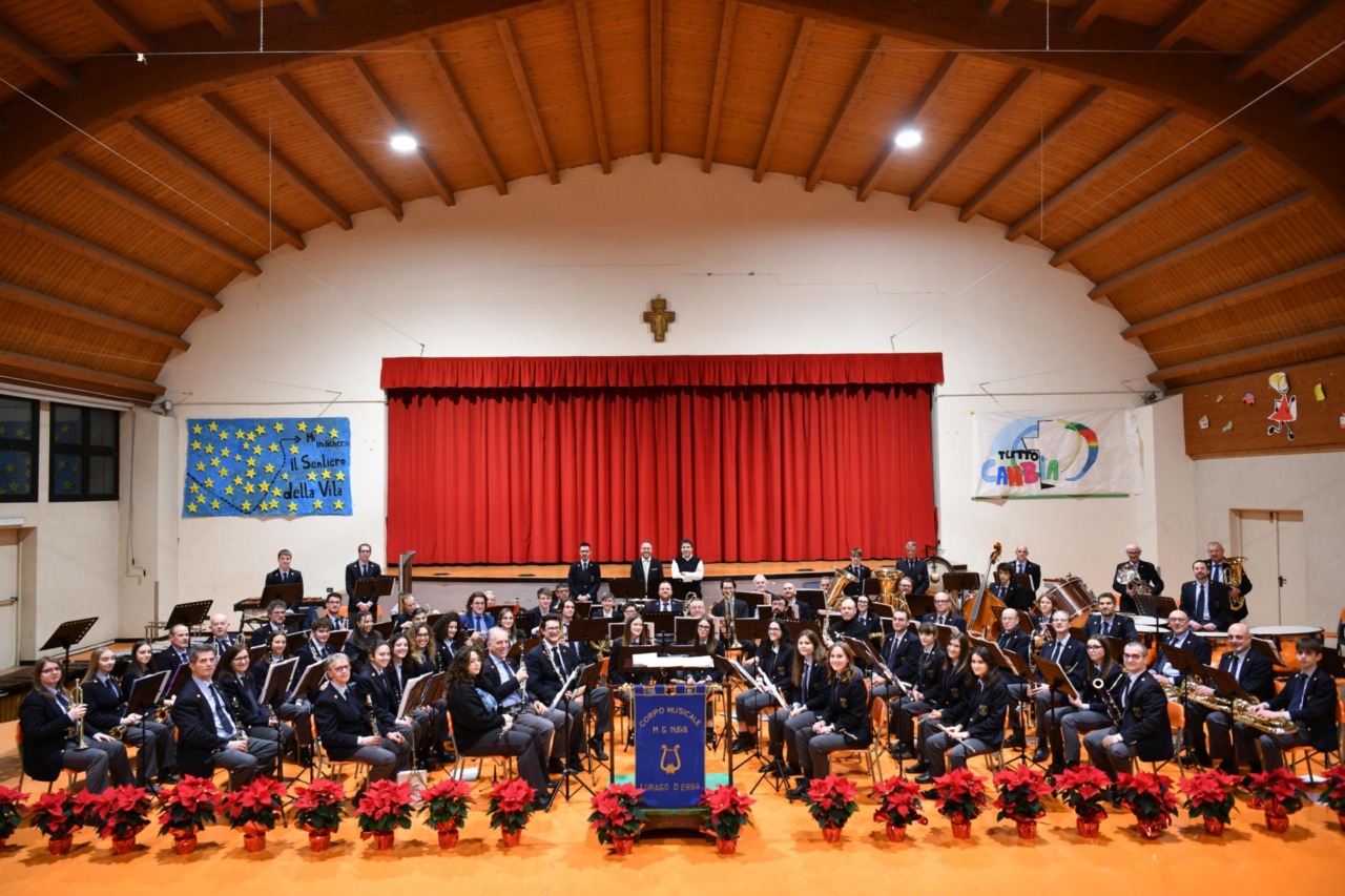 Il concerto di Natale celebra i 105 anni della banda