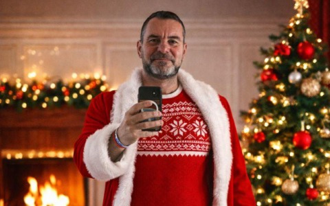 Gli auguri del sindaco Moretti, di rosso vestito