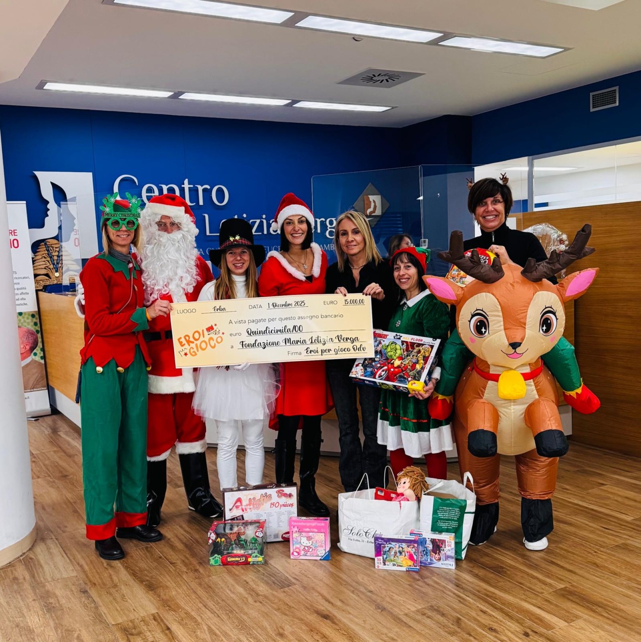 La generosità di Eroi per gioco per sostenere le famiglie dei bambini malati di leucemia