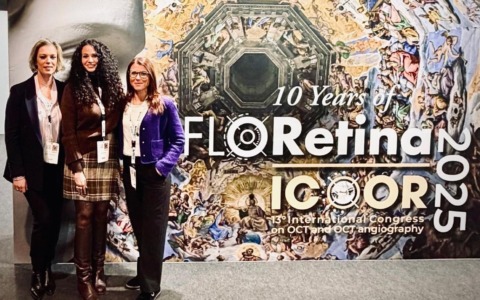L’équipe di oculistica ha presentato due casi clinici complessi di patologie retiniche rare al congresso internazionale Floretina