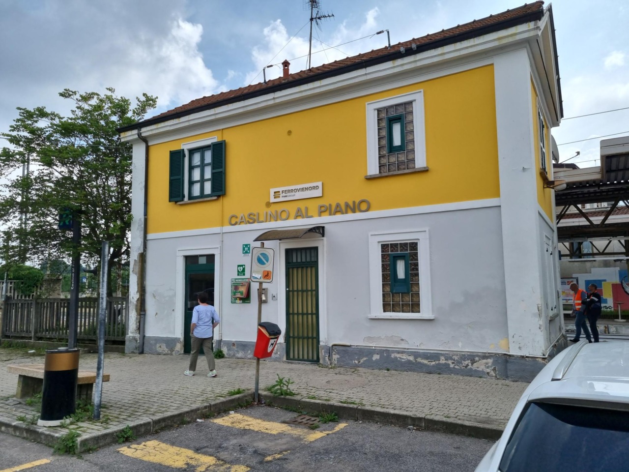 Iniziati i lavori di rifacimento della stazione di Caslino al Piano