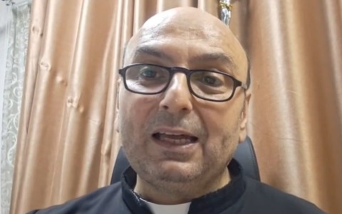 Da Gaza il ringraziamento di padre Gabriel Romanelli alla diocesi comasca