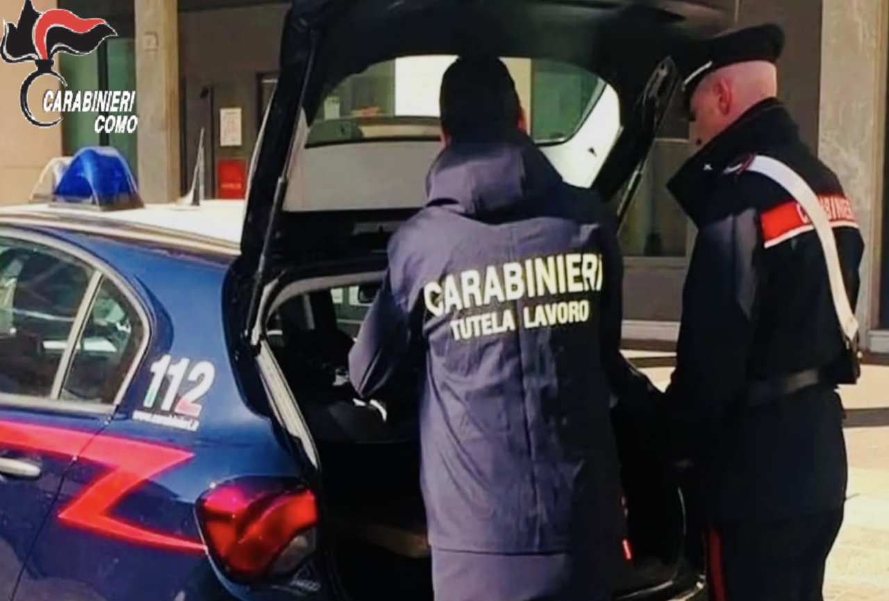 Controlli in un cantiere: quattro denunce e sanzioni per oltre 46mila euro