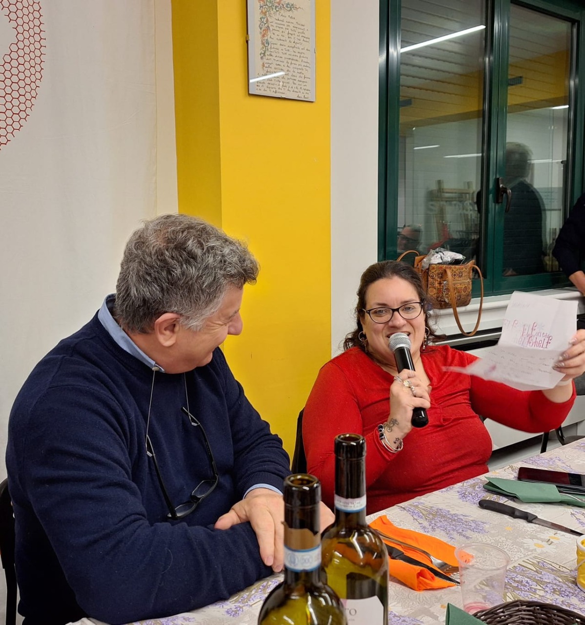 Cena con cruciverba in dialetto insieme a L’Alveare