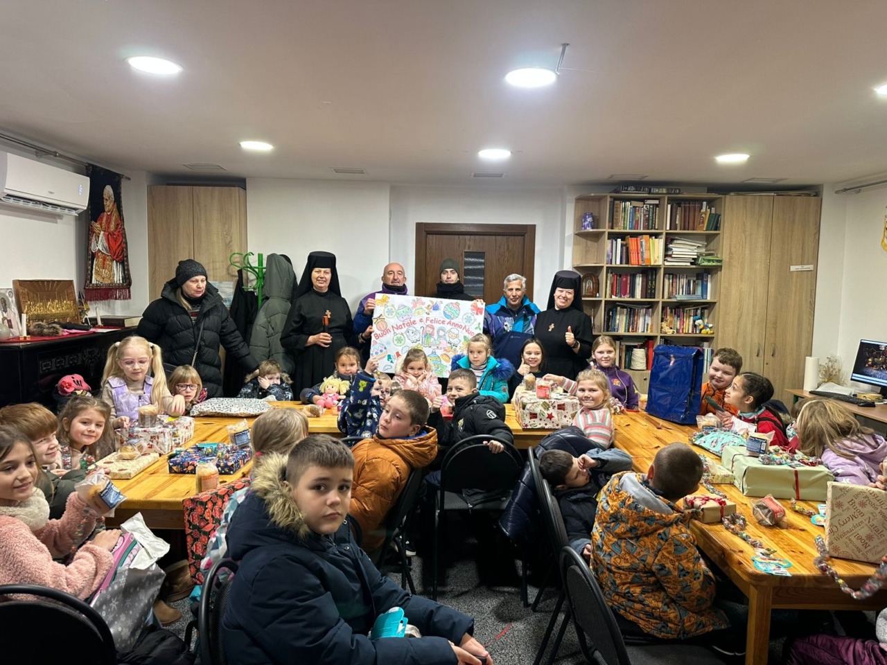 Conclusa la quarantesima missione umanitaria: sotto la neve per far sorridere i bimbi ucraini