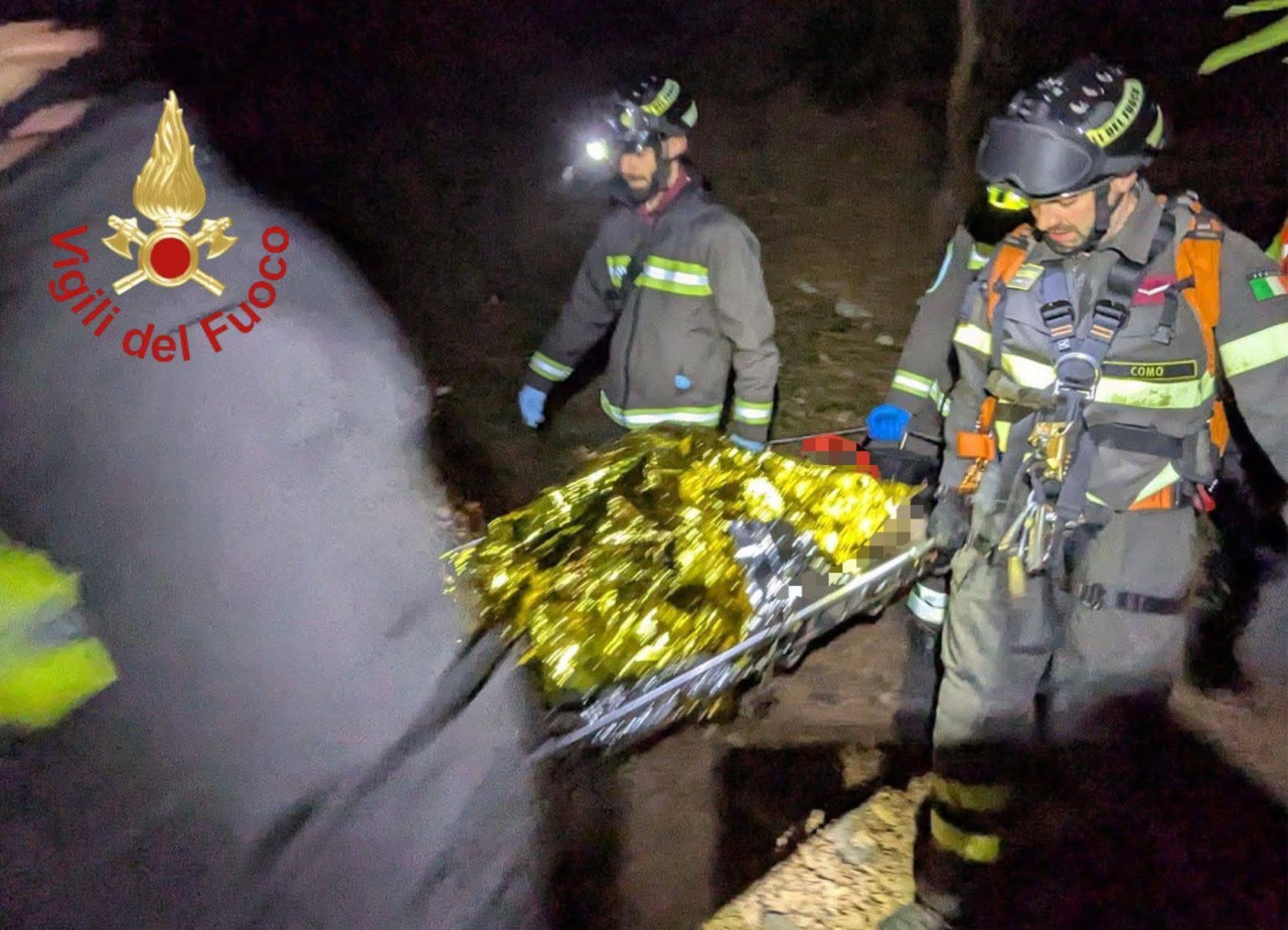 Cade in un dirupo: 36enne recuperata e salvata nella notte