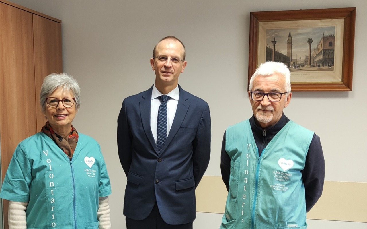 Rinnovata la convenzione per il servizio dei volontari di A.Ma.Te all’ospedale Valduce
