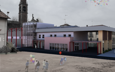 Posa della prima pietra del nuovo oratorio parrocchiale