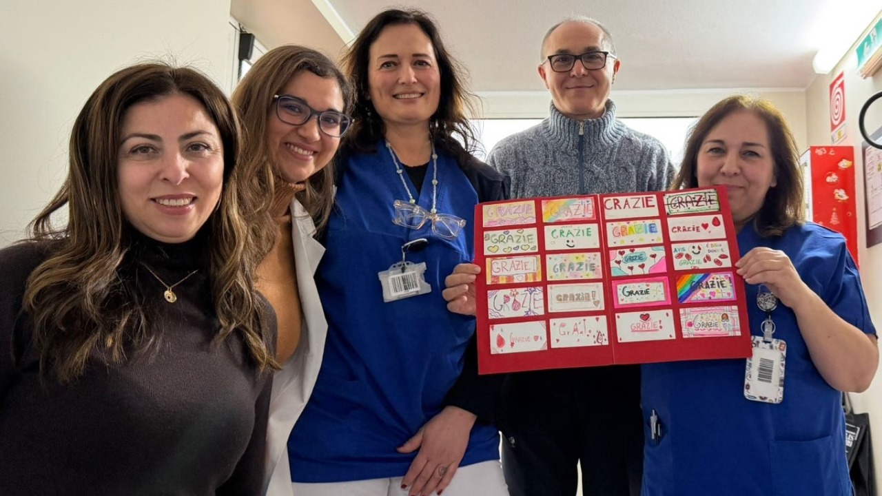 I bambini della primaria al Centro trasfusionale