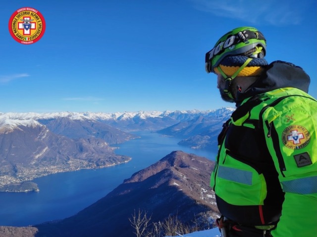Bellagio: esercitazione soccorso alpino
