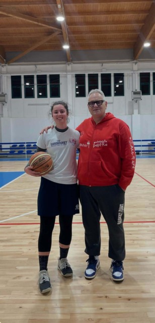 Coach Dionigi Cappelletti e Camilla Allevi a Mariano