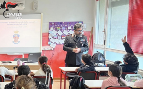 Continua la campagna dei Carabinieri di Como nelle scuole del territorio