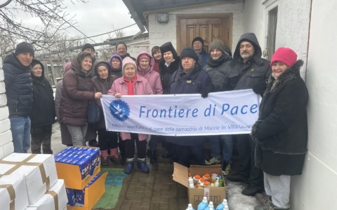 Missione umanitaria in Ucraina tra città e villaggi colpiti dalla guerra