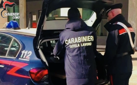 Sospesa l’attività di un’azienda tessile a Mariano Comense