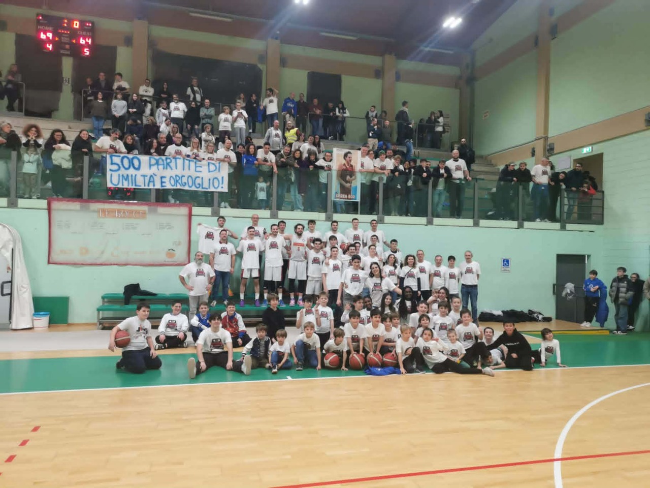 Festa a Erba per e 500 partite di capitan Marco Spreafico