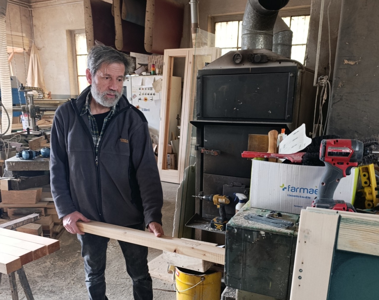 L’ultima falegnameria del paese è ormai pronta a chiudere