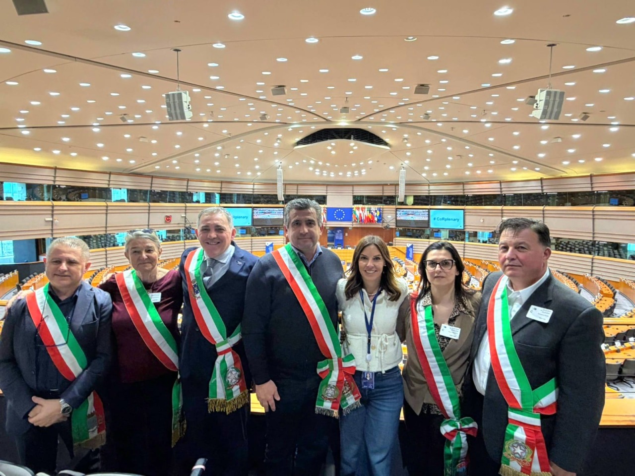 Sindaci del comasco al Parlamento dell’Unione Europea